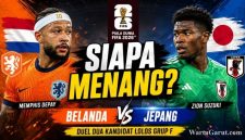 Belanda vs Jepang: Prediksi Susunan Pemain dan Skor, Samurai Biru Tantang Oranje