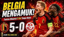 Hasil Belgia vs Tunisia 5-0: De Bruyne dan Trossard Bikin Setan Merah Menggila