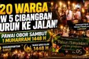 Ratusan warga RW 05 Kampung Cibangban, Kelurahan Karangmulya, Kecamatan Karangpawitan, Kabupaten Garut mengikuti Pawai Obor Tahun Baru Islam 1 Muharram 1448 Hijriah sebagai bentuk syiar Islam dan penguatan nilai hijrah.
