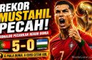 Cristiano Ronaldo Ukir Rekor Dunia, Portugal Libas Uzbekistan di Piala Dunia 2026