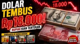 Pergerakan dolar AS menembus level Rp18.000 menjadi sorotan pasar keuangan dan memicu perhatian terhadap stabilitas rupiah