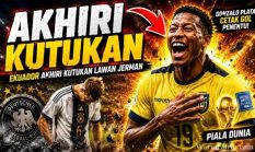 Ekuador Akhiri Kutukan Lawan Jerman, Gonzalo Plata Cetak Gol Penentu di Piala Dunia 2026