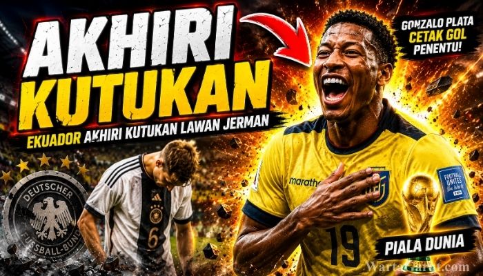 Ekuador Akhiri Kutukan Lawan Jerman, Gonzalo Plata Cetak Gol Penentu di Piala Dunia 2026