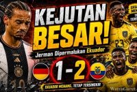 Ekuador Bungkam Jerman, di Piala Dunia 2026, Die Mannschaft Tetap Lolos sebagai Juara Grup