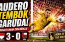 Emil Audero melakukan penyelamatan penting saat Timnas Indonesia mengalahkan Oman 3-0 pada laga FIFA Matchday di Stadion Utama Gelora Bung Karno, Jakarta