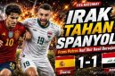 Frans Putros saat membela Timnas Irak dalam laga FIFA Matchday melawan Spanyol yang berakhir imbang 1-1 jelang Piala Dunia 2026