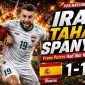 Frans Putros saat membela Timnas Irak dalam laga FIFA Matchday melawan Spanyol yang berakhir imbang 1-1 jelang Piala Dunia 2026