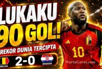Gol ke-90 Lukaku Jadi Sorotan Dunia, Belgia Tumbangkan Kroasia 2-0