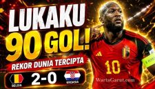 Gol ke-90 Lukaku Jadi Sorotan Dunia, Belgia Tumbangkan Kroasia 2-0