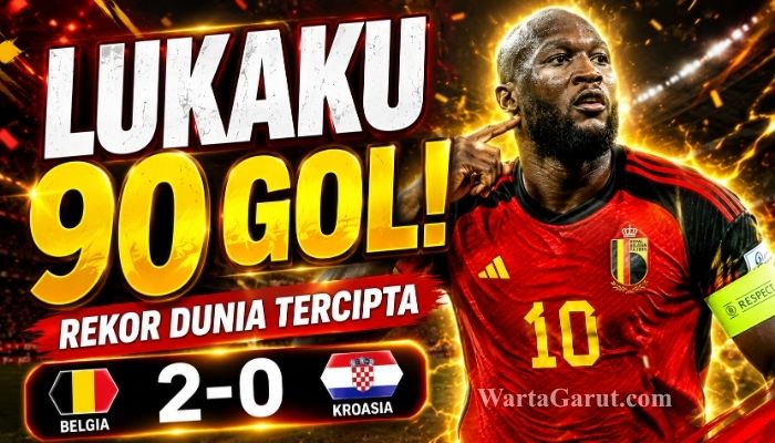Gol ke-90 Lukaku Jadi Sorotan Dunia, Belgia Tumbangkan Kroasia 2-0