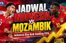 Pemain Timnas Indonesia menjalani sesi pertandingan FIFA Matchday. Garuda akan menghadapi Mozambik di Stadion Utama Gelora Bung Karno dengan target meraih kemenangan dan tambahan poin ranking FIFA.