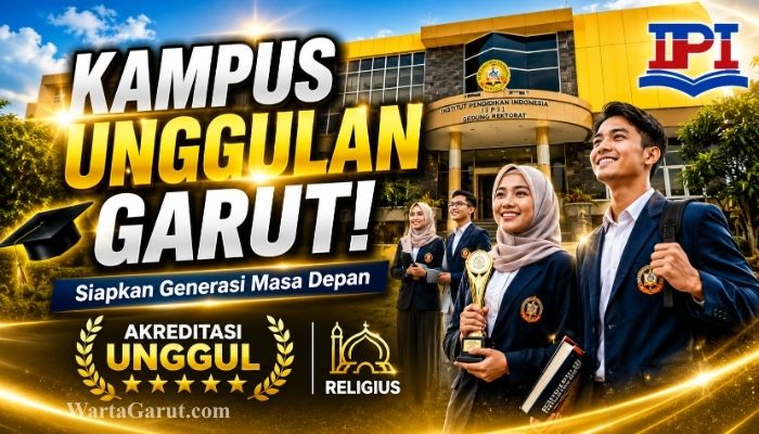 Mahasiswa dan sivitas akademika IPI Garut mengikuti aktivitas pendidikan di kampus yang mengusung konsep pendidikan unggul, religius, dan berorientasi pada pengembangan karakter generasi muda di Kabupaten Garut.