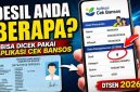 Ilustrasi pengecekan status desil DTSEN melalui layanan resmi Kemensos menggunakan NIK KTP untuk melihat data sosial ekonomi yang tercatat dalam sistem pemerintah.