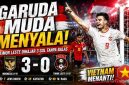 Pemain Timnas Indonesia U-19 merayakan gol saat mengalahkan Timor Leste 3-0 pada laga Grup A Piala AFF U-19 2026 di Stadion Utama Sumatera Utara, Deli Serdang