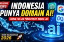 Peluncuran domain .ai.id menjadi langkah strategis Indonesia dalam memperkuat identitas digital nasional dan mendukung pertumbuhan industri kecerdasan buatan di dalam negeri.
