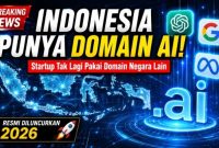 Peluncuran domain .ai.id menjadi langkah strategis Indonesia dalam memperkuat identitas digital nasional dan mendukung pertumbuhan industri kecerdasan buatan di dalam negeri.