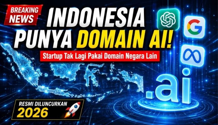 Peluncuran domain .ai.id menjadi langkah strategis Indonesia dalam memperkuat identitas digital nasional dan mendukung pertumbuhan industri kecerdasan buatan di dalam negeri.