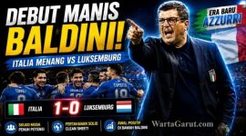 Italia Menang Tipis 1-0 atas Luksemburg, Era Silvio Baldini Dimulai dengan Kemenangan