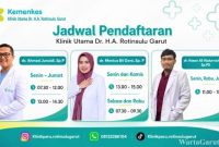 Jadwal Dokter Klinik Utama Dr H.A. Rotinsulu Garut Juni 2026, Catat Jam Pendaftarannya