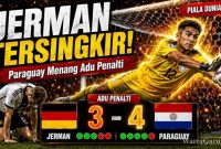Jerman vs Paraguay: Dramatis! Paraguay Pulangkan Juara Dunia Lewat Adu Penalti