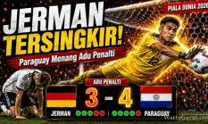 Jerman vs Paraguay: Dramatis! Paraguay Pulangkan Juara Dunia Lewat Adu Penalti