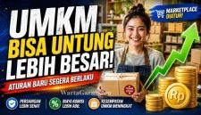 Pelaku UMKM memanfaatkan marketplace untuk memasarkan produknya. Regulasi baru pemerintah diperkirakan dapat meningkatkan keuntungan dan daya saing usaha kecil di era digital.