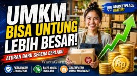 Pelaku UMKM memanfaatkan marketplace untuk memasarkan produknya. Regulasi baru pemerintah diperkirakan dapat meningkatkan keuntungan dan daya saing usaha kecil di era digital.