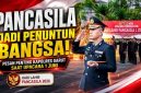 Kapolres Garut AKBP Yugi Bayu Hendarto memimpin Upacara Hari Lahir Pancasila 2026 di Mapolres Garut, Senin (1/6/2026), sebagai bentuk penguatan ideologi Pancasila dan semangat persatuan bangsa