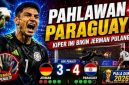 Kiper Paraguay Orlando Gill melakukan penyelamatan penting saat menghadapi Jerman pada Babak 32 Besar Piala Dunia FIFA 2026 di Boston Stadium.