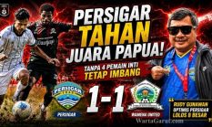 Rudy Gunawan Apresiasi Persigar Garut Tahan Juara Papua Wamena United, Optimistis Lolos 8 Besar