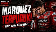 Marc Marquez saat menjalani Main Race MotoGP Italia 2026 di Mugello. Pembalap Ducati Lenovo itu hanya finis ketujuh dan semakin tertinggal dalam klasemen MotoGP 2026.