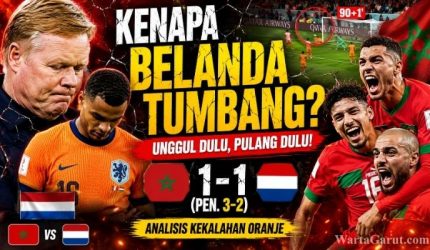 Mengapa Belanda Gagal Pertahankan Keunggulan Analisis Maroko vs Belanda yang Bikin Oranje Tersingkir