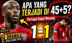 Portugal Sudah Unggul Menit Ke-6, Tetapi Kongo Mengubah Cerita Tepat Sebelum Jeda