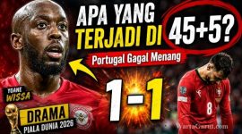 Portugal Sudah Unggul Menit Ke-6, Tetapi Kongo Mengubah Cerita Tepat Sebelum Jeda