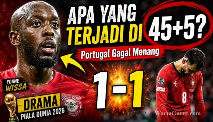 Portugal Sudah Unggul Menit Ke-6, Tetapi Kongo Mengubah Cerita Tepat Sebelum Jeda
