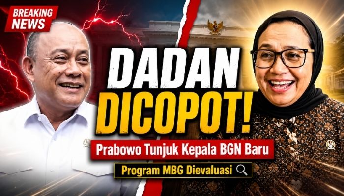 Nanik S. Deyang resmi ditunjuk Presiden Prabowo Subianto sebagai Kepala Badan Gizi Nasional (BGN) menggantikan Dadan Hindayana setelah evaluasi Program Makan Bergizi Gratis
