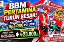 Petugas melayani pengisian BBM di SPBU Pertamina. Mulai 1 Juni 2026, harga Dexlite dan Pertamina Dex turun signifikan, sementara Pertamax Turbo mengalami penyesuaian naik