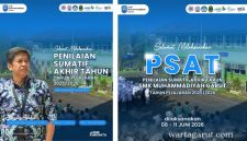 Pelaksanaan Penilaian Sumatif Akhir Tahun (PSAT) Tahun Pelajaran 2025/2026 di SMK Muhammadiyah Garut berlangsung pada 8-11 Juni 2026 sebagai evaluasi capaian kompetensi siswa selama satu tahun ajaran