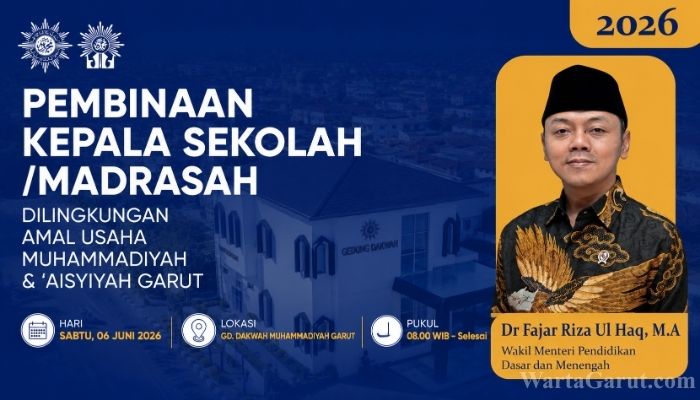 SMK Muhammadiyah Garut Siap Ikuti Pembinaan Kepala Sekolah Bersama Wamendikdasmen