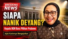 Nanik Sudaryati Deyang resmi ditunjuk Presiden Prabowo Subianto sebagai Kepala Badan Gizi Nasional menggantikan Dadan Hindayana pada Selasa, 2 Juni 2026