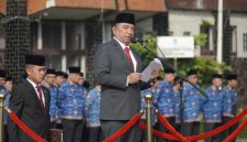 Bupati Garut, Abdusy Syakur Amin memimpin Upacara Hari Lahir Pancasila 2026 di Lapangan Setda Garut dan mengajak generasi muda menjadikan Pancasila sebagai ideologi yang hidup