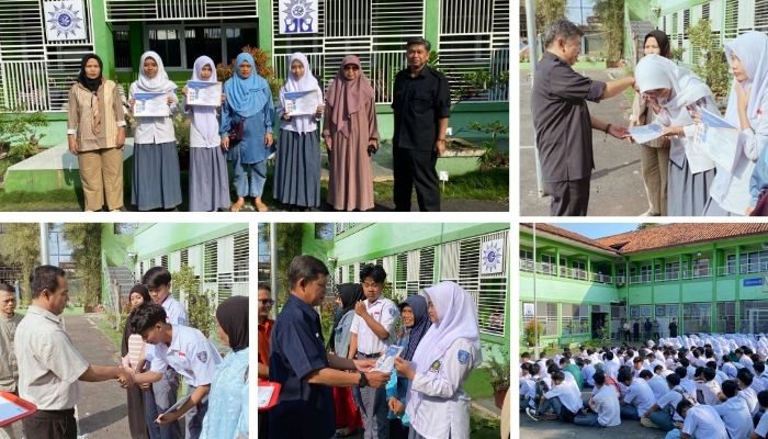 SMK Muhammadiyah Garut Gratiskan SPP Siswa Berprestasi Saat Pembagian Rapor
