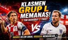 Klasemen Grup L Piala Dunia 2026 Berubah Drastis, Kroasia Kembali Mengancam Inggris dan Ghana