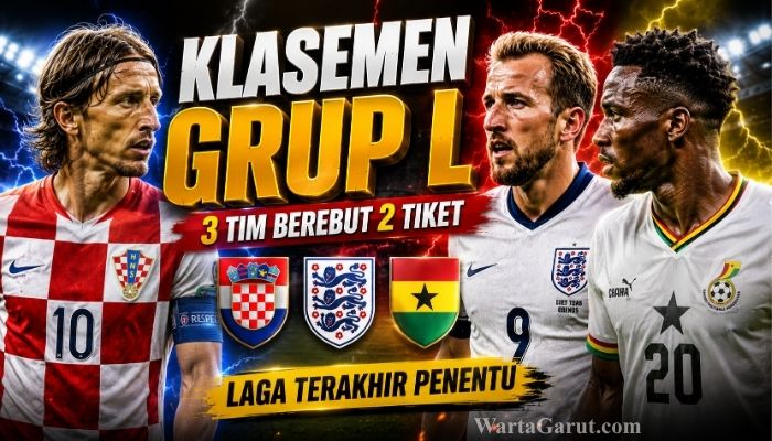 Klasemen Grup L Memanas, Kroasia Ancam Inggris dan Ghana di Piala Dunia 2026