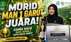 Zahra Aulia, Murid MAN 1 Garut, Raih Juara 2 Duta Baca Kabupaten Garut 2026
