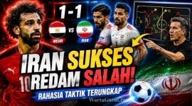 Analisis Strategi Iran Redam Mohamed Salah Jadi Kunci Hasil Imbang Mesir vs Iran
