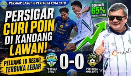 Persigar Garut Tahan Imbang Tuan Rumah Persikoba Kota Batu 0-0, Rudy Gunawan Bidik Tiket 16 Besar 1 adiwiyata 1