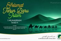 Direktur Al Mashduqi Islamic School Garut, H. Arif Bakhtiar, S.Th.I., M.M., menyampaikan ucapan Selamat Tahun Baru Islam 1 Muharram 1448 Hijriah serta mengajak masyarakat memperkuat iman, memperbanyak doa, dan menebarkan kebaikan.