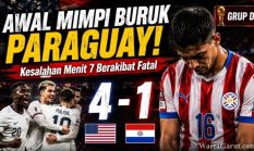 Piala Dunia FIFA 2026: Amerika Serikat Menang 4-1, Paraguay Terhukum Kesalahan Awal