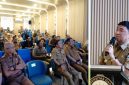 Bupati Garut Abdusy Syakur Amin memberikan arahan dalam Sosialisasi Pembangunan dan Penerapan Manajemen Talenta ASN di Kampus 4 Universitas Garut, Selasa (9/6/2026).